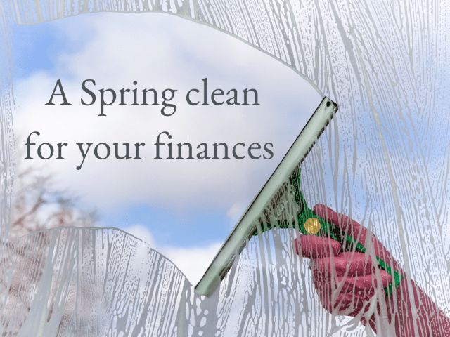 Spring cleaning your finances