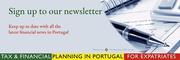 Financial advice in Portugal newsletter
