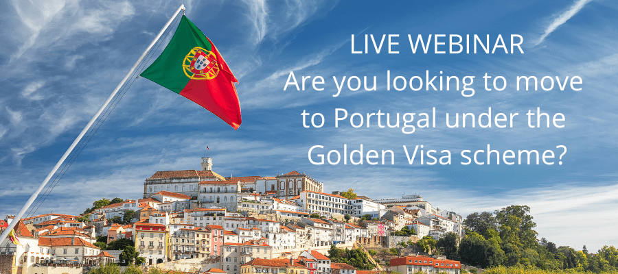 Golden Visa Portugal webinar