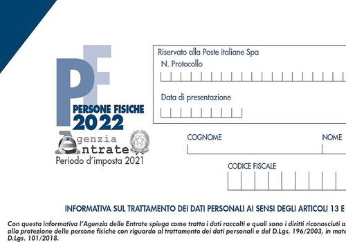 persone fisiche agenzia entrate 2022