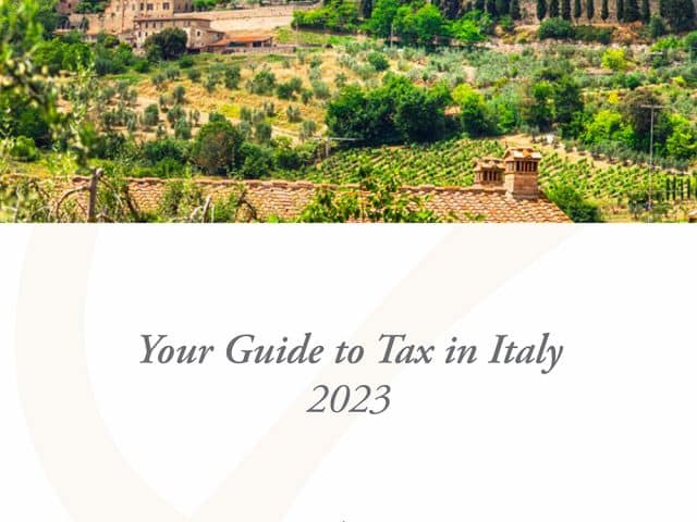Investment income taxation in Italy