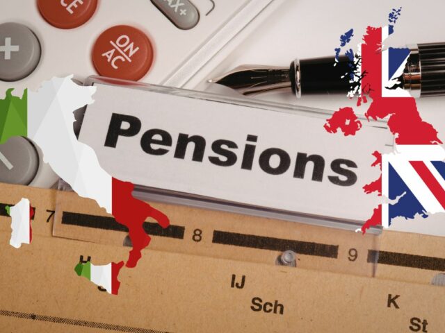 How are UK pensions taxed in Italy?